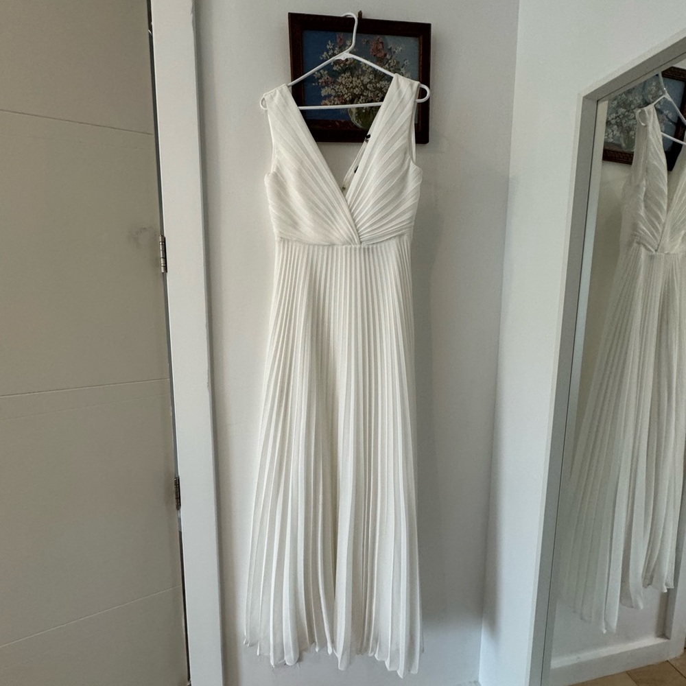 BHLDN Badgley Mischka Sloane Dress (white size 6)